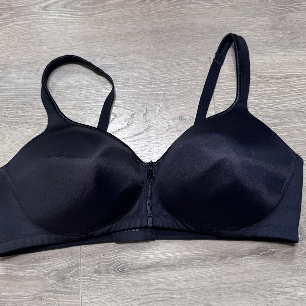 Vanity Fair Beauty Back Smoothing Wirefree Full Figure Bra Black 42C 72335